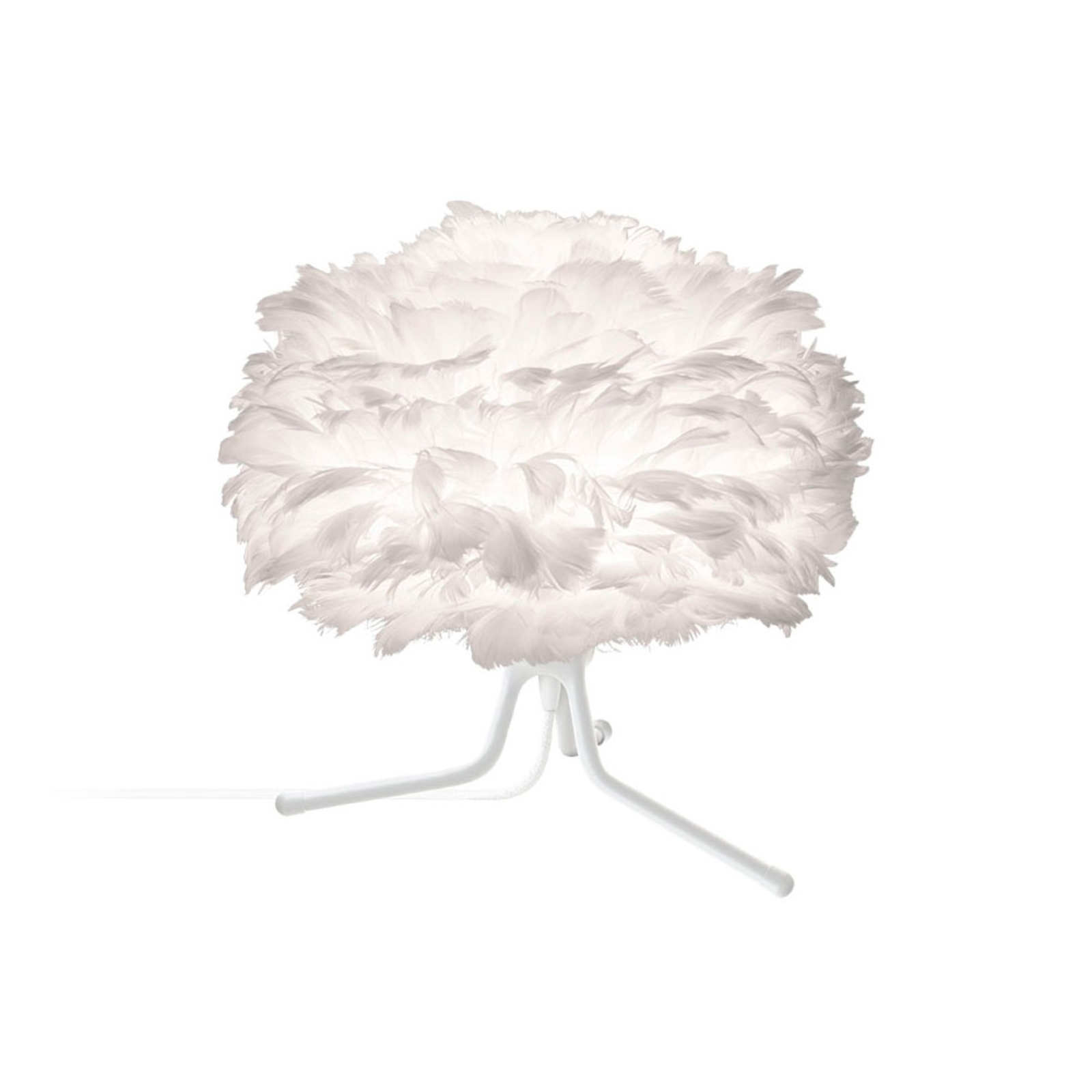 Eos Table Lamp Mini w/Mini Fod White/White - UMAGE